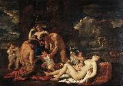 POUSSIN, Nicolas The Nurture of Bacchus oil painting reproduction